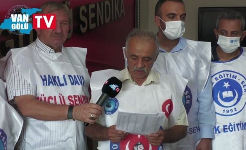 Kamu-Sen Van İl Başkanı Sayıcı, ücret zamları ile ilgili açıklama