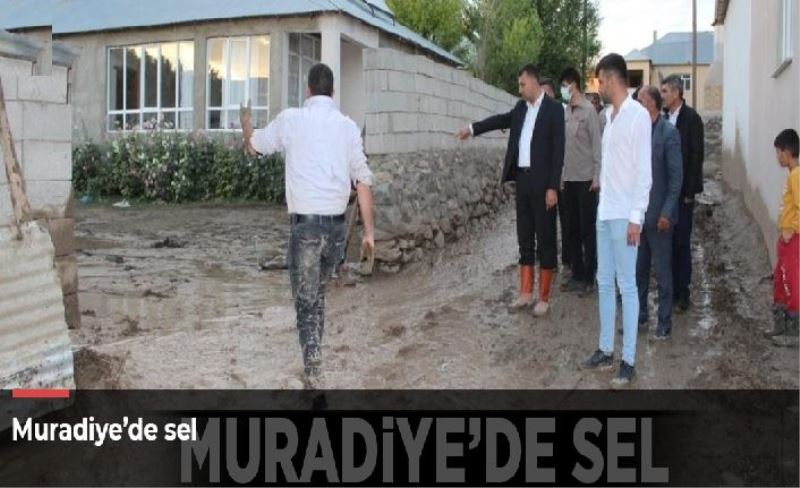 Muradiye’de sel