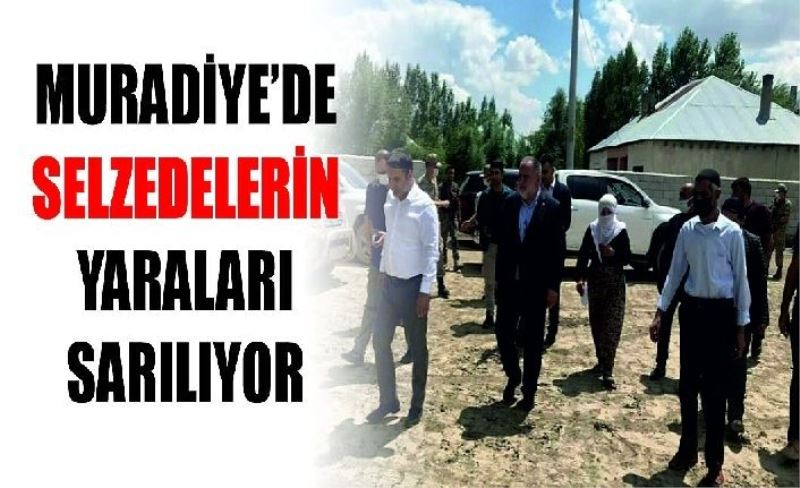 Muradiye’de selzedelerin yaraları sarılıyor