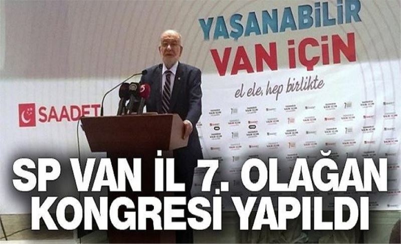 SP Van İl 7. Olağan Kongresi yapıldı