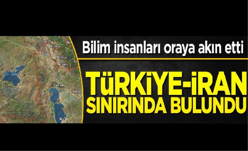 Türkiye-İran sınırında bulundu! Bilim insanları oraya akın etti