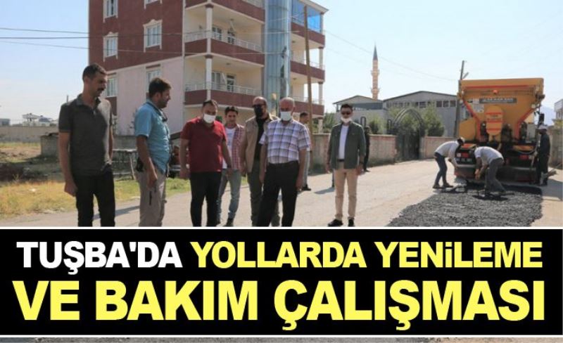 Tuşba'da yollarda yenileme ve bakım çalışması...