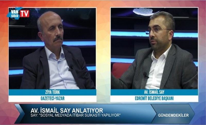 Başkan İsmail Say, Edremit sahilleri işgal değil, imar ediliyor