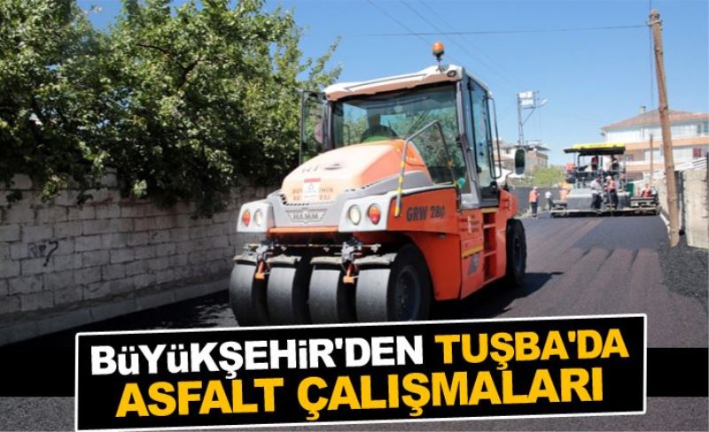 Büyükşehir'den, Tuşba'da asfalt çalışmaları...