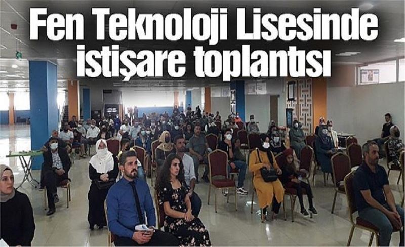 Fen Teknoloji Lisesinde istişare toplantısı