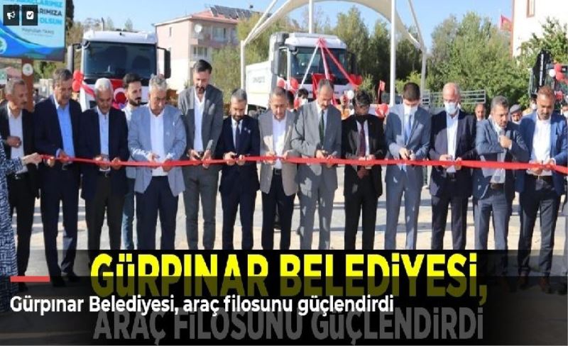 Gürpınar Belediyesi, araç filosunu güçlendirdi