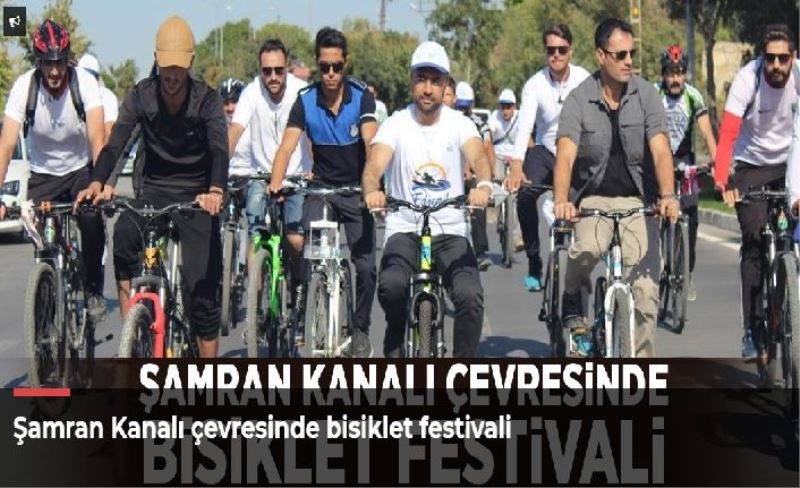 Şamran Kanalı çevresinde bisiklet festivali