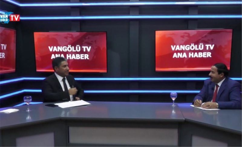 Van Gölü TV Ana Haber konuğu Siyasetçi ve İş İnsanı İdris Ahi