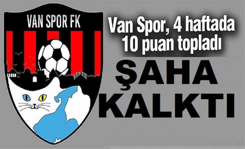 Van Spor, 4 haftada 10 puan topladı şaha kalktı