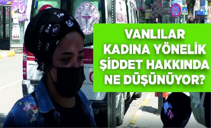 Vanlılar kadına yönelik şiddet hakkında ne düşünüyor?