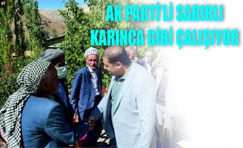 AK Parti’li Sabırlı karınca gibi çalışıyor