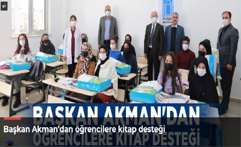 Başkan Akman'dan öğrencilere kitap desteği