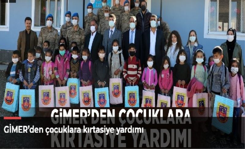 GİMER’den çocuklara kırtasiye yardımı