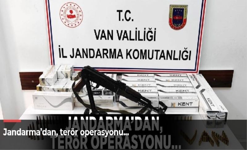 Jandarma’dan, terör operasyonu…