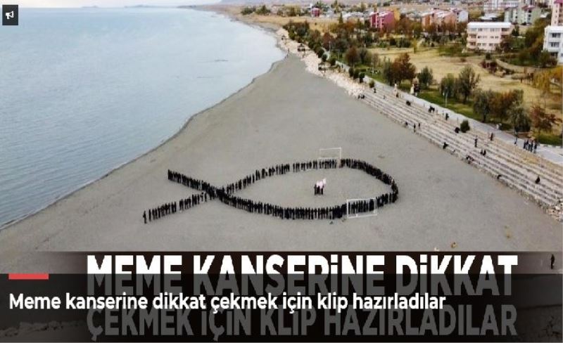 Meme kanserine dikkat çekmek için klip hazırladılar