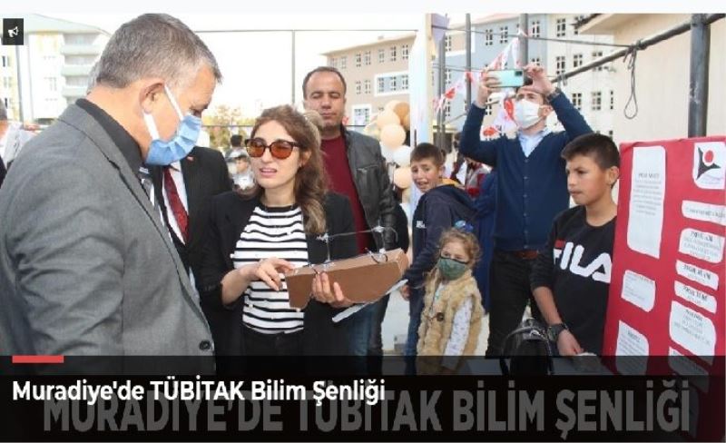 Muradiye'de TÜBİTAK Bilim Şenliği