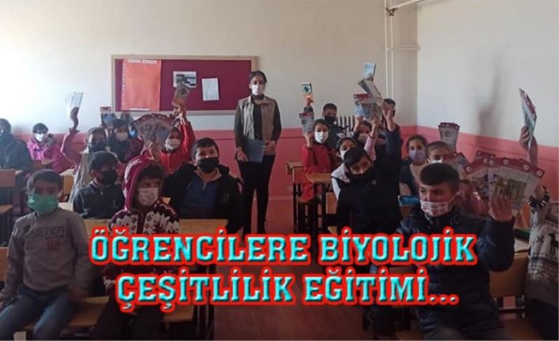 Özalp'taki öğrencilere 'Biyolojik çeşitlilik' eğitimi...