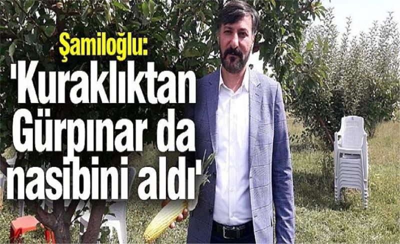 Şamiloğlu: 'Kuraklıktan Gürpınar da nasibini aldı'