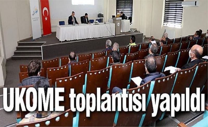 UKOME toplantısı yapıldı