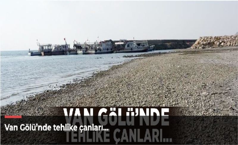 Van Gölü’nde tehlike çanları…