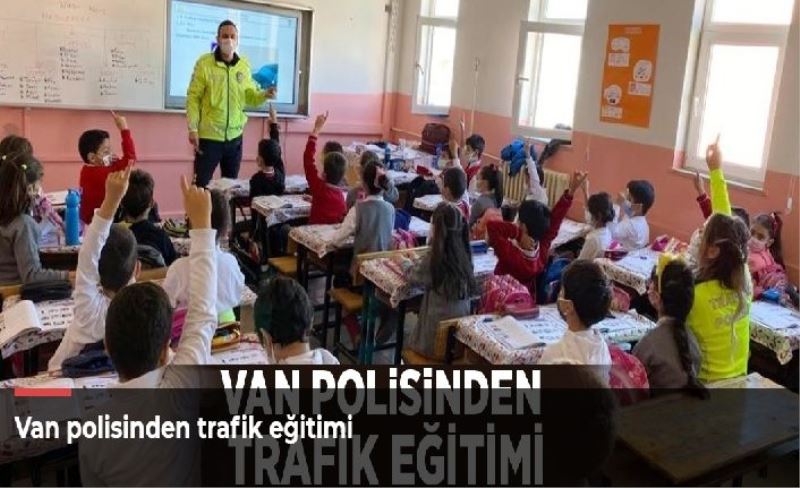 Van polisinden trafik eğitimi