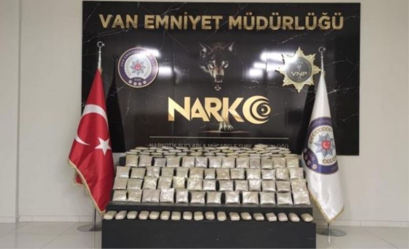 Van’da 40 kilo 40 gram eroin ele geçirildi