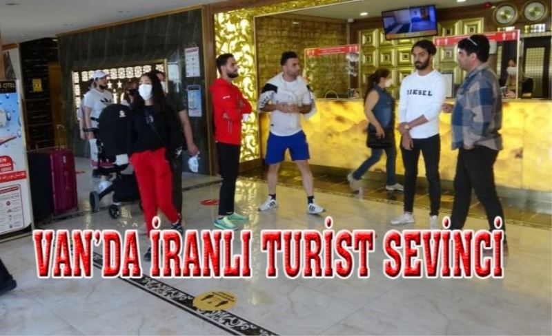 Van’da İranlı turist sevinci