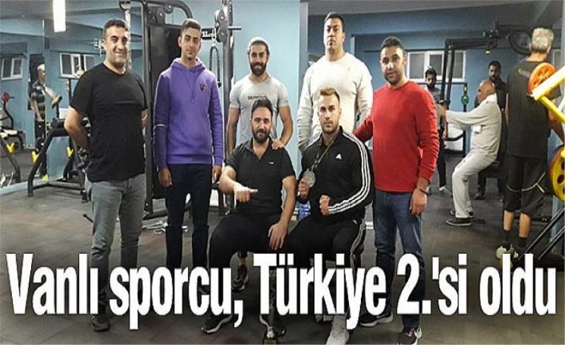 Vanlı sporcu, Türkiye 2.'si oldu