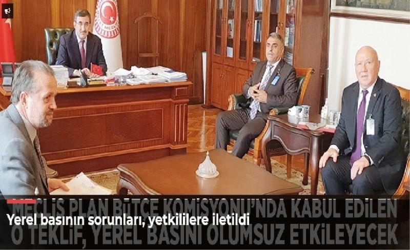 Yerel basının sorunları, yetkililere iletildi