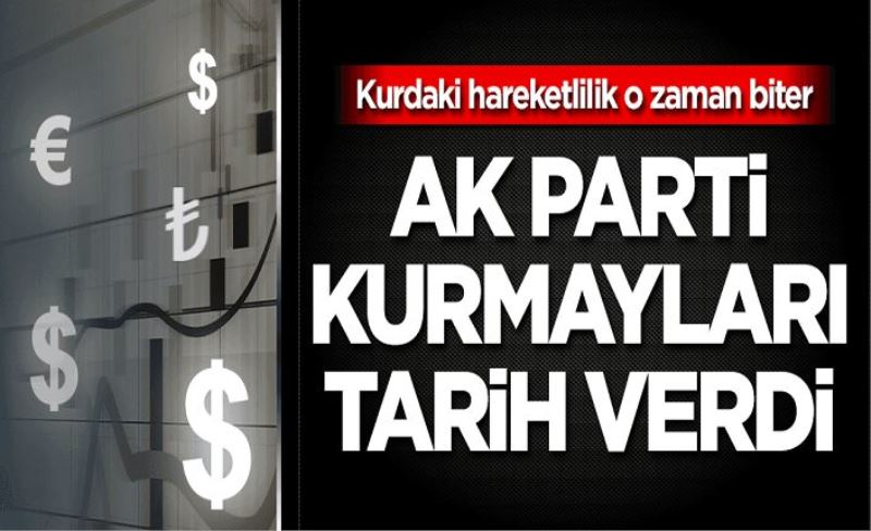 AK Parti kurmaylarından döviz açıklaması!