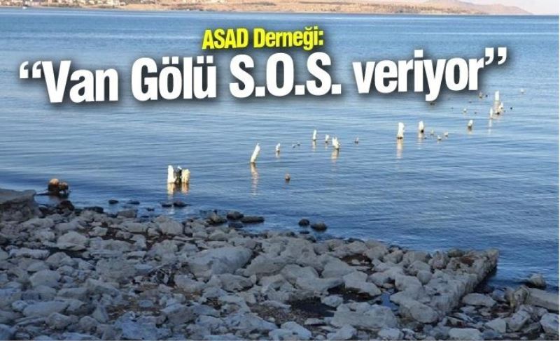 ASAD Derneği: “Van Gölü S.O.S. veriyor”