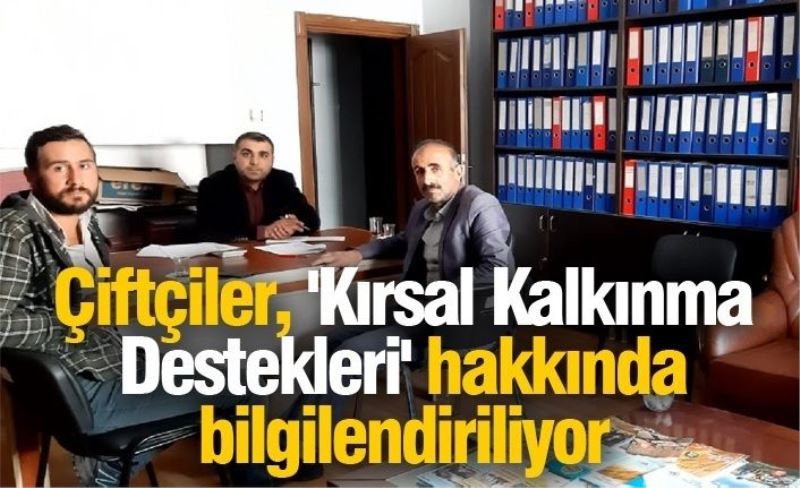 Çiftçiler, 'Kırsal Kalkınma Destekleri' hakkında bilgilendiriliyor