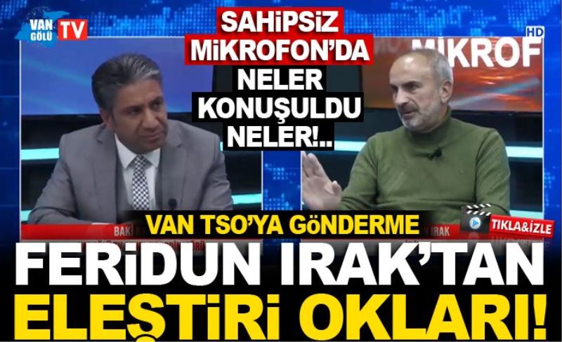 Feridun Irak uçak fiyatlarındaki ayrımcılığa ateş püskürdü!