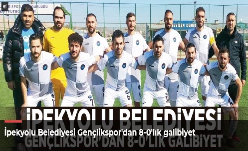 İpekyolu Belediyesi Gençlikspor'dan 8-0'lık galibiyet