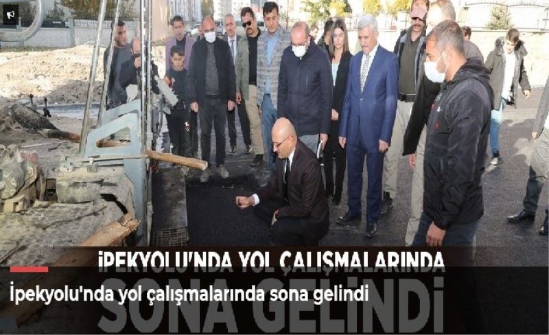 İpekyolu'nda yol çalışmalarında sona gelindi