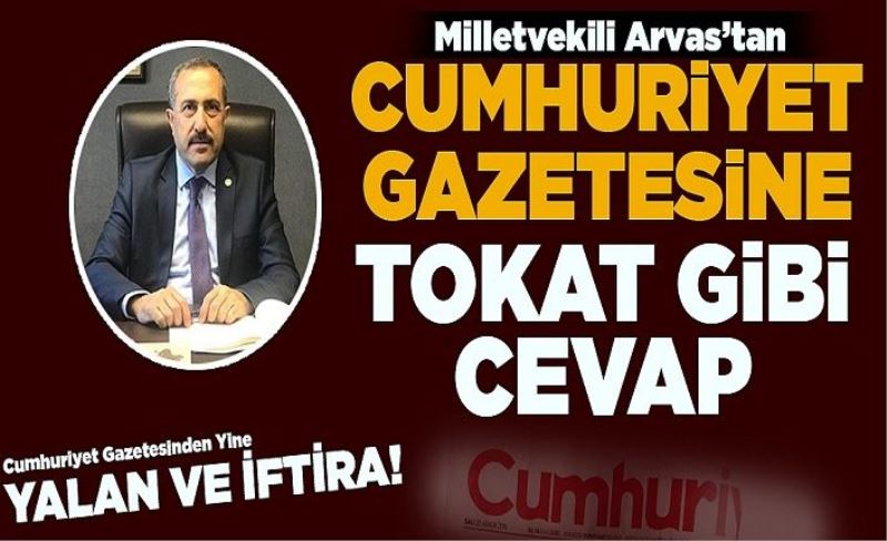 VİDEO İZLE-Milletvekili Arvas iftiraları tek tek açıkladı!