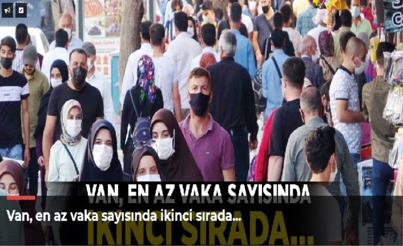 Van, en az vaka sayısında ikinci sırada…