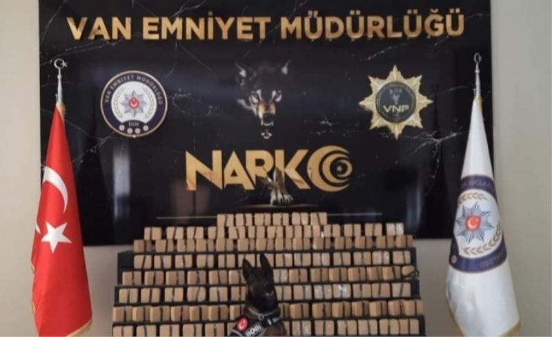 Van’da 53 kilo 851 gram eroin ele geçirildi