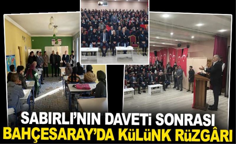 Bahçesaray’da Külünk rüzgârı