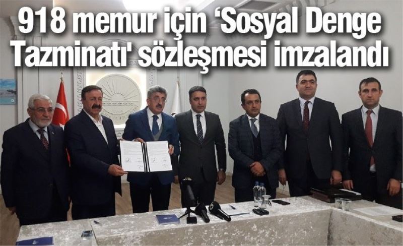 Bem-Bir-Sen ile Büyükşehir Belediyesi, İpekyolu Belediyesi ve Tuşba Belediyesi arasında sosyal denge sözleşmesi imzalandı