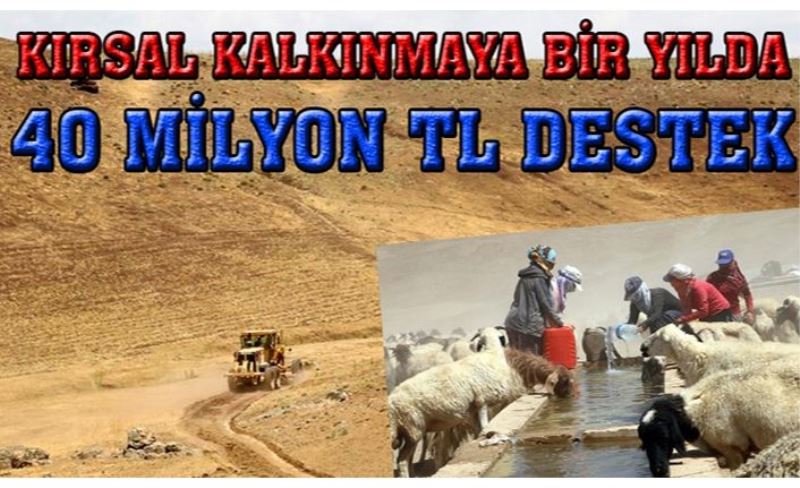 Büyükşehir'den, tarımsal destek ve kırsal kalkınma yatırımları...