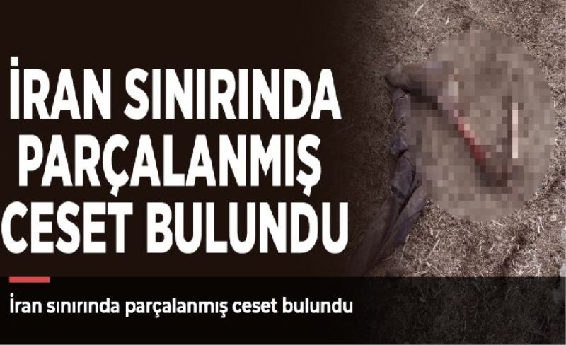 İran sınırında parçalanmış ceset bulundu