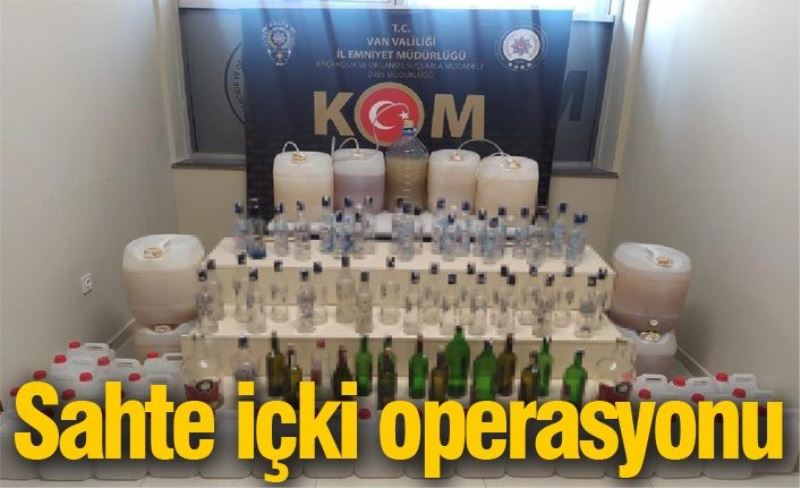 Sahte içki operasyonu