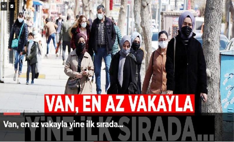 Van, en az vakayla yine ilk sırada...