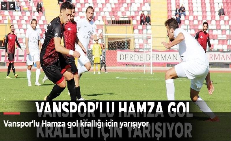 Vanspor'lu Hamza gol krallığı için yarışıyor