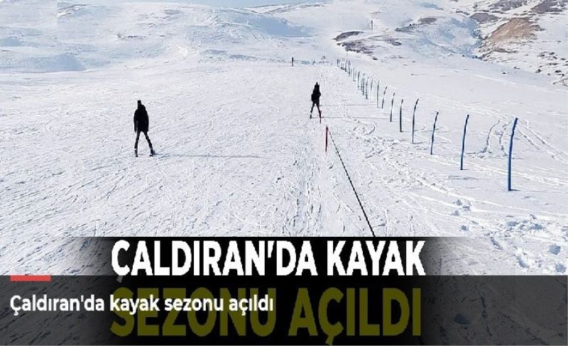 Çaldıran'da kayak sezonu açıldı