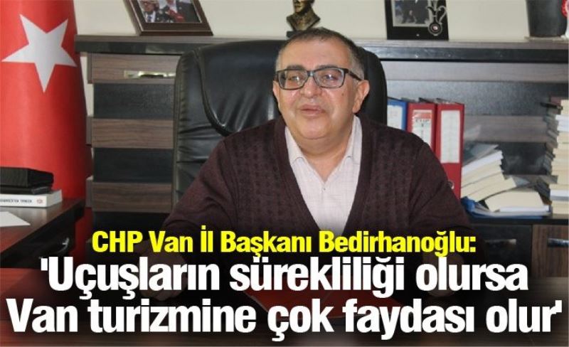 CHP'li Bedirhanoğlu: Uçuşlar Tahran ile sınırlı kalmamalı