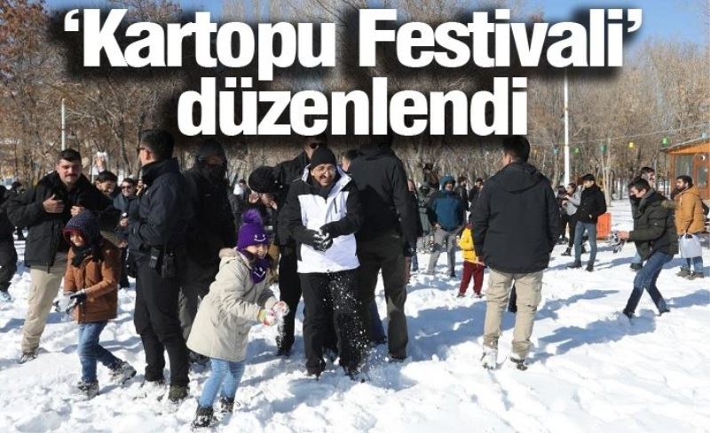 ‘Kartopu Festivali’ düzenlendi