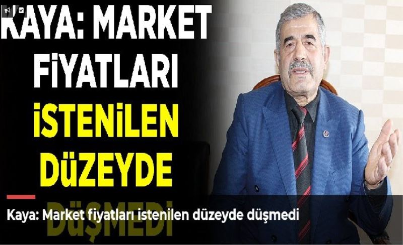 _Market fiyatları istenilen düzeyde düşmedi