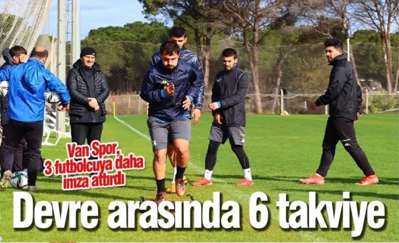 Van Spor, 3 futbolcuya daha imza attırdı